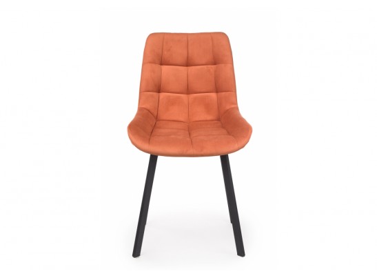 Стул на металлокаркасе Челси 360 П терракотовый (zd 432) / черный в Набережных Челнах