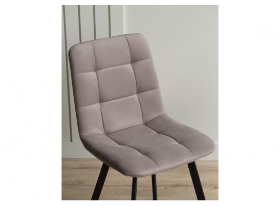 Стул на металлокаркасе Чилли латте / черный в Набережных Челнах