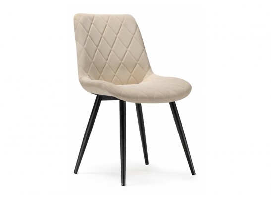 Стул на металлокаркасе Fox beige / black в Набережных Челнах