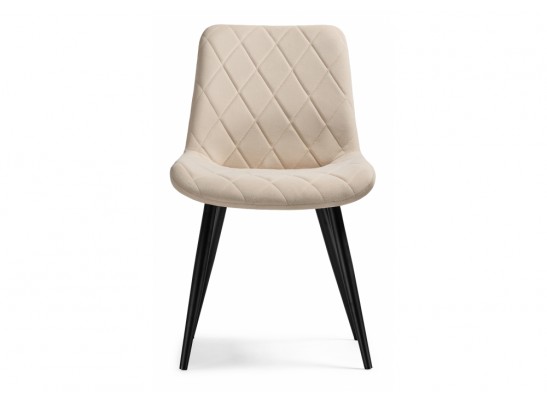 Стул на металлокаркасе Fox beige / black в Набережных Челнах