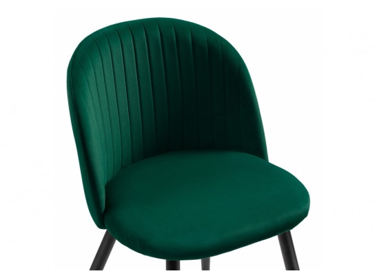 Стул на металлокаркасе Gabi 1 dark green / black в Набережных Челнах