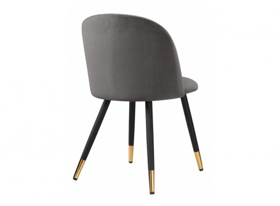 Стул на металлокаркасе Gabi темно-серый / черный / золотой в Набережных Челнах