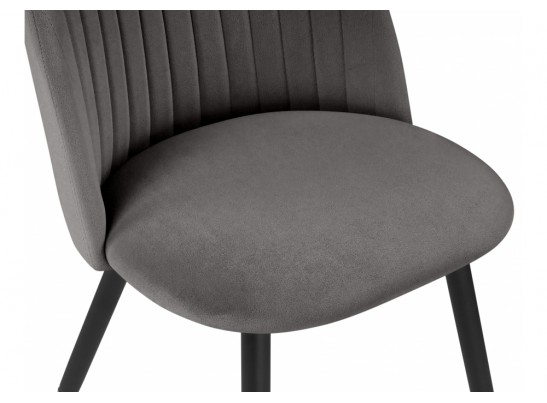 Стул на металлокаркасе Gabi темно-серый / черный / золотой в Набережных Челнах