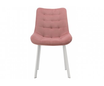 Стул на металлокаркасе Hagen pink / white