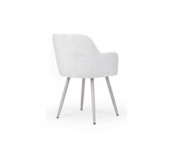 Стул на металлокаркасе Инфини 360 светло-серый (ocean 021) / серый