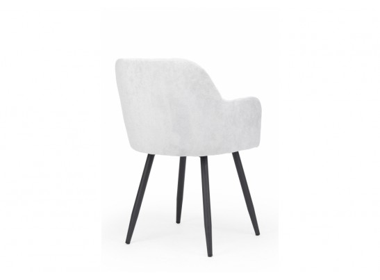 Стул на металлокаркасе Инфини светло-серый (ocean 021) / черный в Набережных Челнах