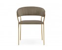 Стул на металлокаркасе Kamelia 1 cappuccino / gold в Набережных Челнах