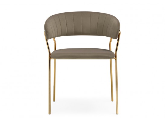 Стул на металлокаркасе Kamelia 1 cappuccino / gold в Набережных Челнах