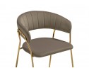 Стул на металлокаркасе Kamelia 1 cappuccino / gold в Набережных Челнах