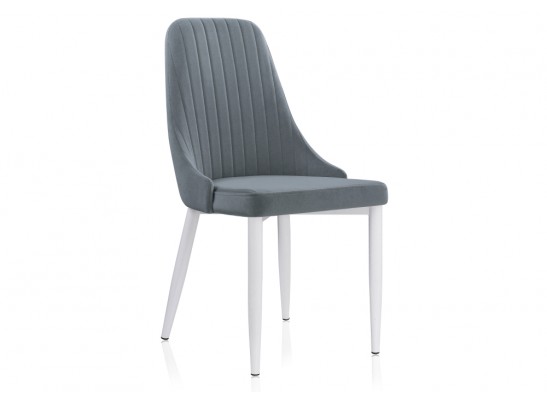 Стул на металлокаркасе Kora white / gray в Набережных Челнах