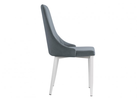 Стул на металлокаркасе Kora white / gray в Набережных Челнах