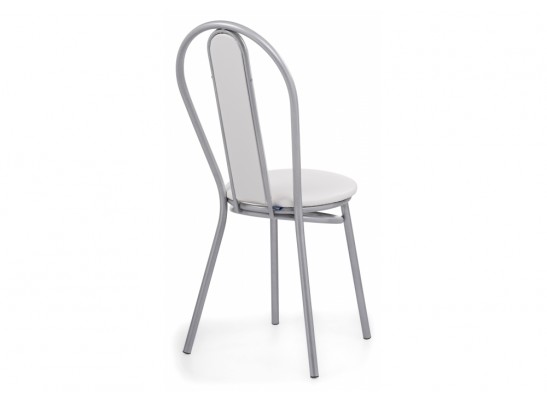 Стул на металлокаркасе Lamniel косое кольцо белый полимер / светлый мусс в Набережных Челнах