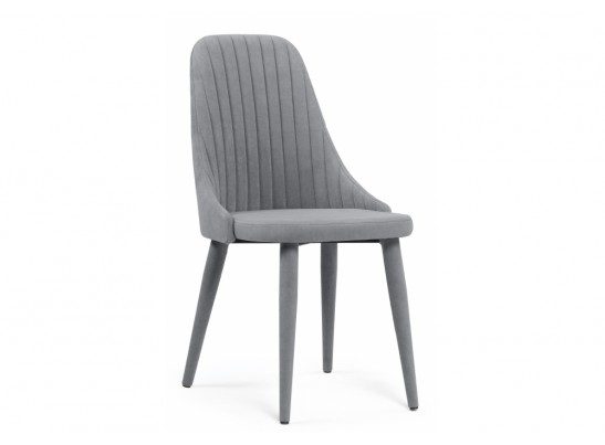 Стул на металлокаркасе Морос с чехлом микровелюр катания сильвер в Набережных Челнах