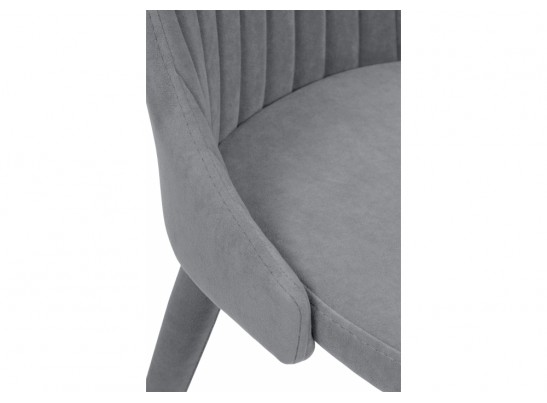 Стул на металлокаркасе Морос с чехлом микровелюр катания сильвер в Набережных Челнах