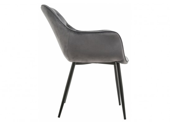 Стул на металлокаркасе Remo тёмно-серый в Набережных Челнах