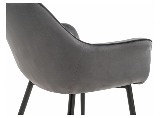 Стул на металлокаркасе Remo тёмно-серый в Набережных Челнах