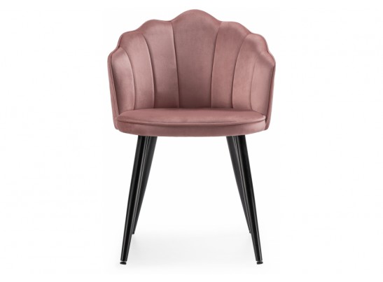 Стул на металлокаркасе Shell dark pink / black в Набережных Челнах