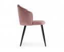 Стул на металлокаркасе Shell dark pink / black в Набережных Челнах