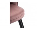 Стул на металлокаркасе Shell dark pink / black в Набережных Челнах