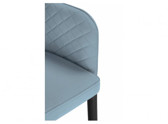 Стул на металлокаркасе Vener light blue / black в Набережных Челнах