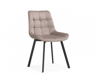 Стулья на металлокаркасе Челси 360 латте (ZD 290) / черный