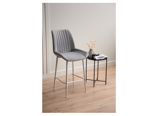 Полубарный стул Седа светло-серый (zd 960) / белый в Набережных Челнах