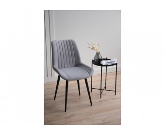 Стул на металлокаркасе Седа светло-серый (zd 960) / черный