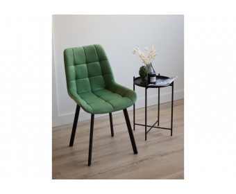 Стул на металлокаркасе Челси 360 П фисташковый (zd 651) / черный