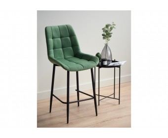 Полубарный стул Челси фисташковый (zd 651) / черный