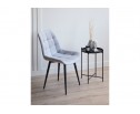 Стул на металлокаркасе Челси К светло-серый (zd 960) / черный в Набережных Челнах