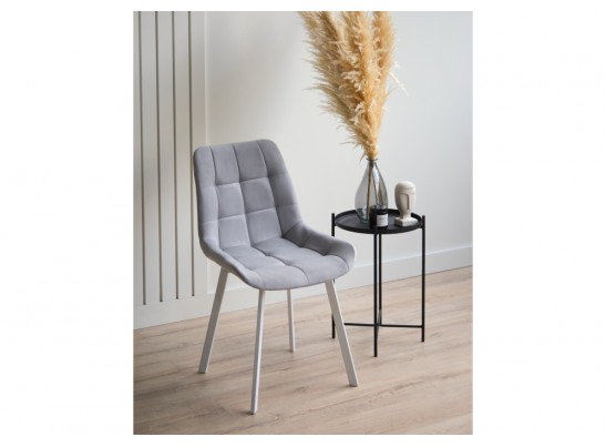 Стул на металлокаркасе Челси П светло-серый (zd 960) / белый в Набережных Челнах