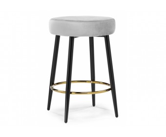 Барный стул Plato light gray