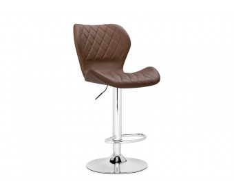 Барный стул Porch brown / chrome