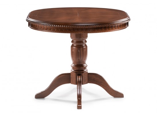 Деревянный стол Долерит 90(120)х90х76 орех миланский в Набережных Челнах