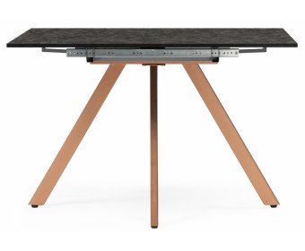 Деревянный стол Райн 116(160)x77 раздвижной малави / медь