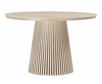 Деревянный стол Mersin 120(200)x120 шпон дуба / бук