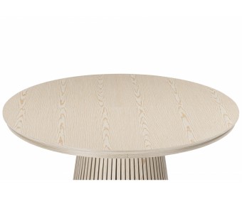 Деревянный стол Mersin 120(200)x120 шпон дуба / бук