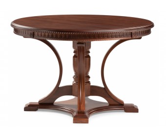 Деревянный стол Нозеан круглый миланский орех