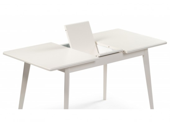 Деревянный стол Улаинс 110(140)х68х75 прямоугольный слоновая кость в Набережных Челнах