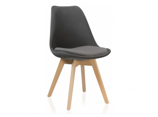 Деревянный стул Bonuss dark gray / wood в Набережных Челнах