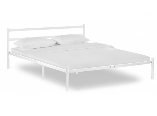 Двуспальная кровать Фади 160х200 белая в Набережных Челнах