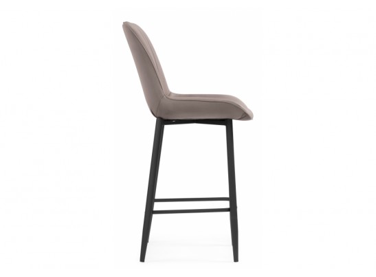 Комплект стульев полубарных Вейв 2 шт латте / черный в Набережных Челнах