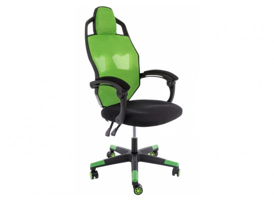 Компьютерное кресло Knight черное / зеленое в Набережных Челнах