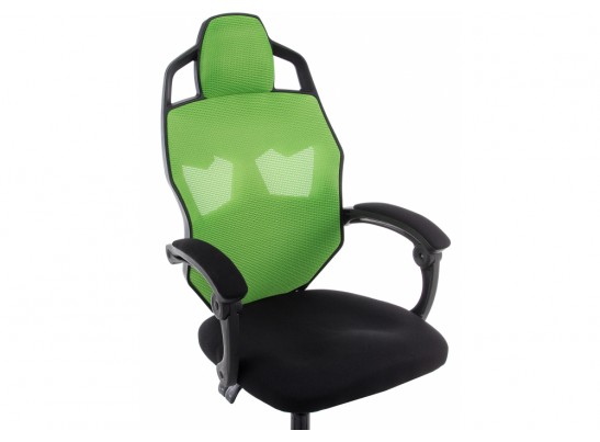Компьютерное кресло Knight черное / зеленое в Набережных Челнах
