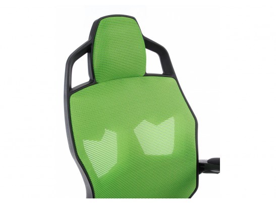 Компьютерное кресло Knight черное / зеленое в Набережных Челнах