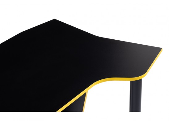 Компьютерный стол Алид 115,5х77х73,5 черный / желтый в Набережных Челнах