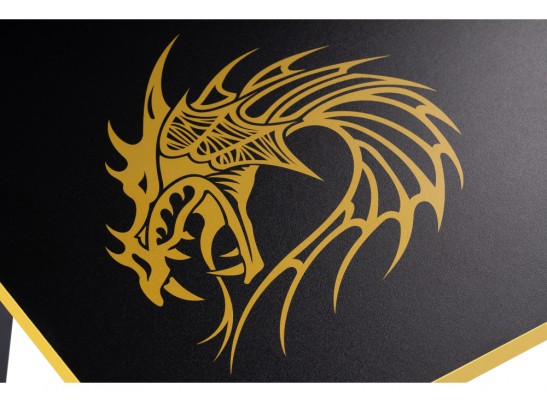 Компьютерный стол Алид 115,5х77х73,5 черный / желтый в Набережных Челнах