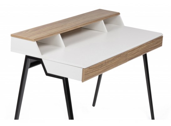 Компьютерный стол Avalon ivory white / black в Набережных Челнах