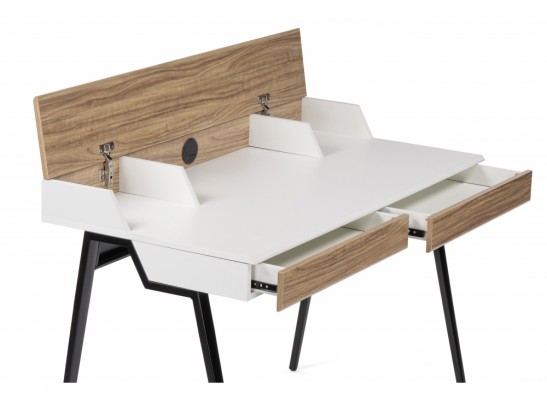 Компьютерный стол Avalon ivory white / black в Набережных Челнах