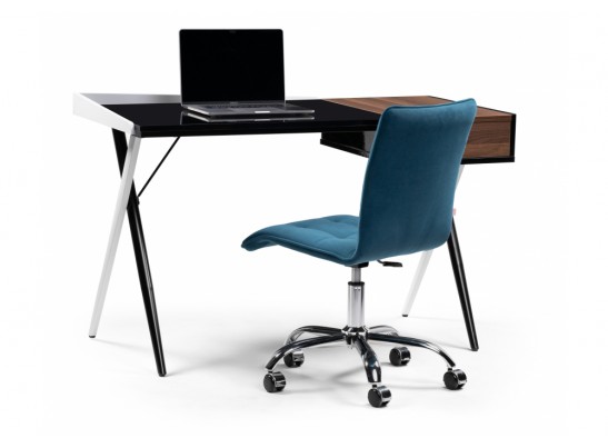 Компьютерный стол Koneli dark walnut / black в Набережных Челнах